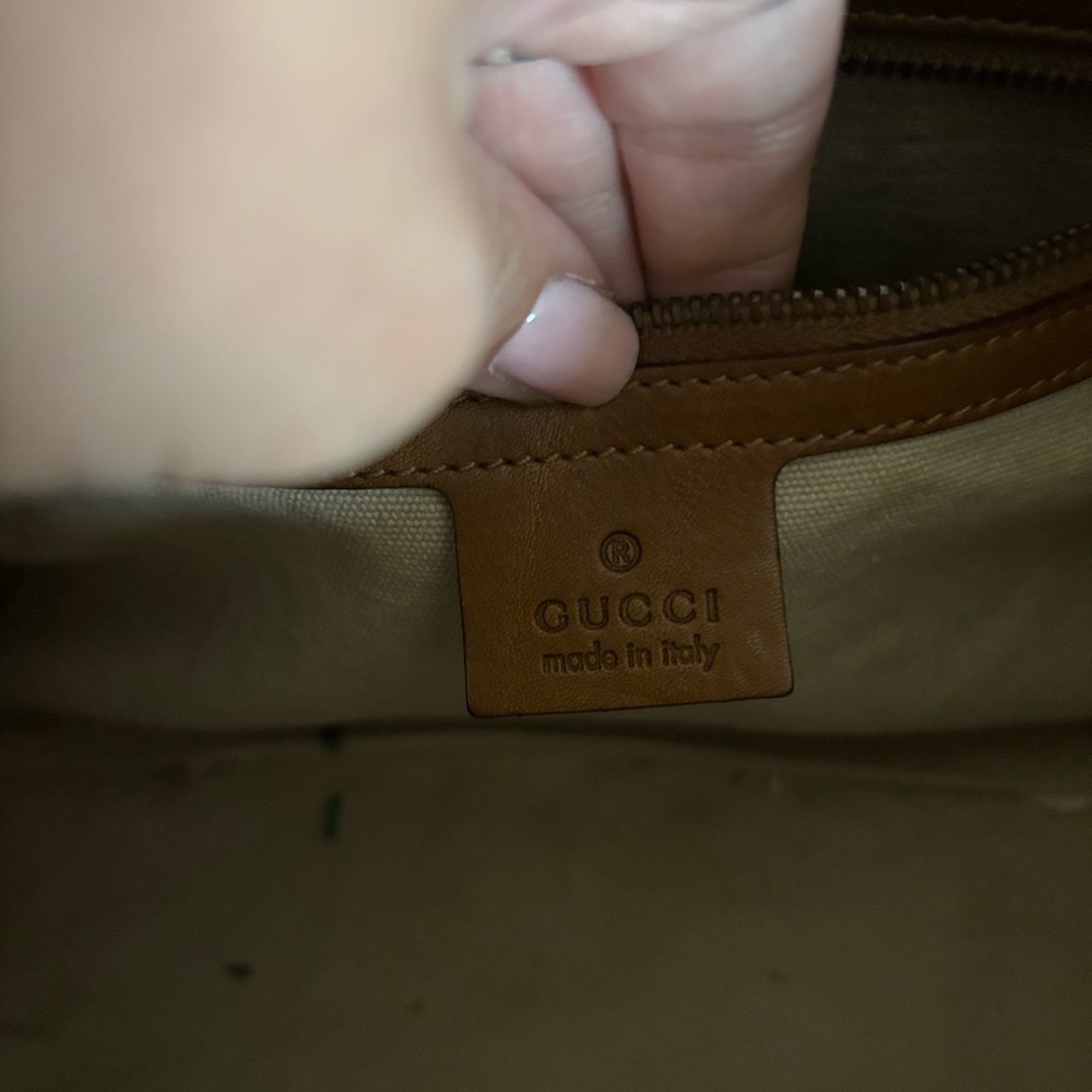 Gucci Bamboo Handle Leather Bag - Picture 10 of 16